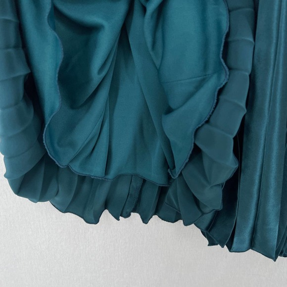 MARIA BIANCA NERO Vintage Dress Womens XS Teal Blue Strapless Lace Tube NWT Y2K - Picture 7 of 15